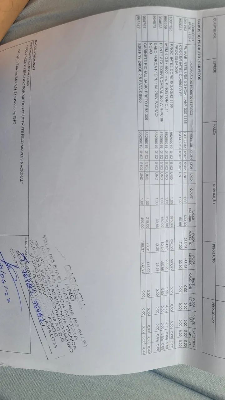 CPU  semi nova.  - Foto 5