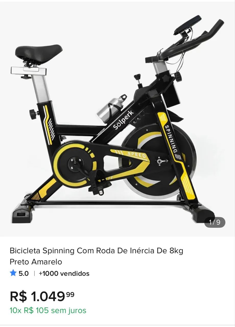 Bicicleta ergométrica semi nova  - Foto 4