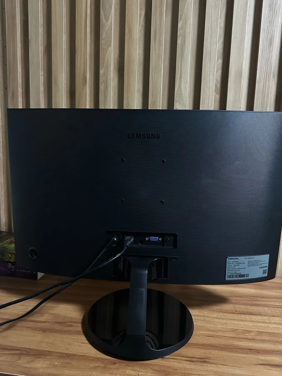 Monitor Samsung tela curva 24 polegadas(troco em iPhone ou vídeo game) - Foto 3