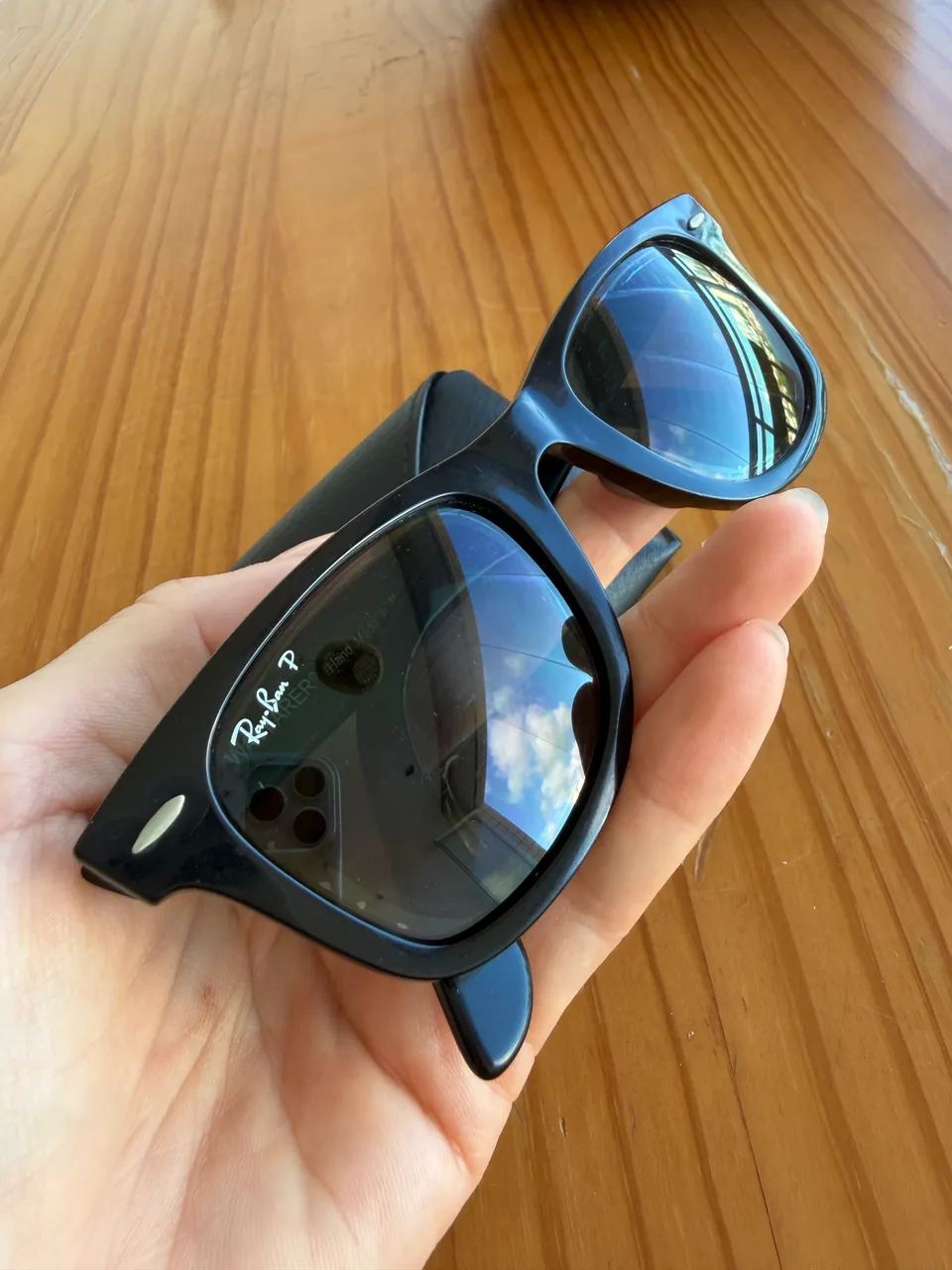 Óculos de sol Rayban modelo wayferer versão polarizada  - Foto 2