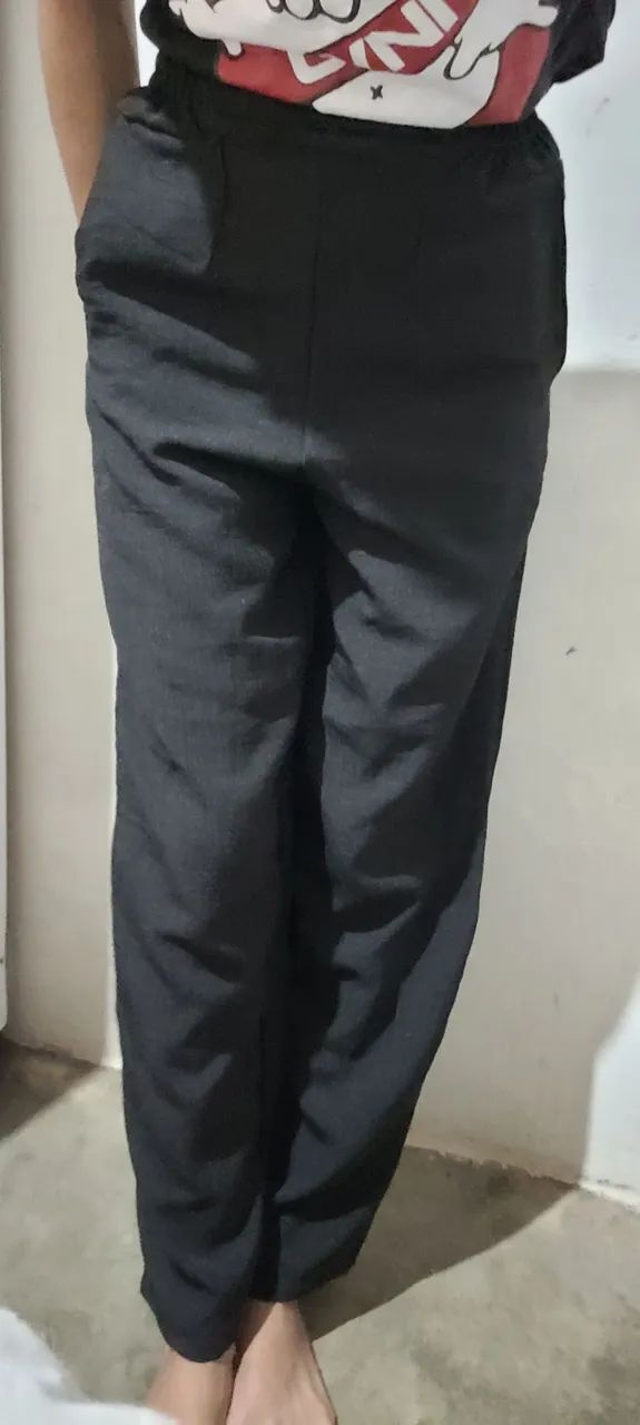 Calça m preta usada uma vez - Foto 4