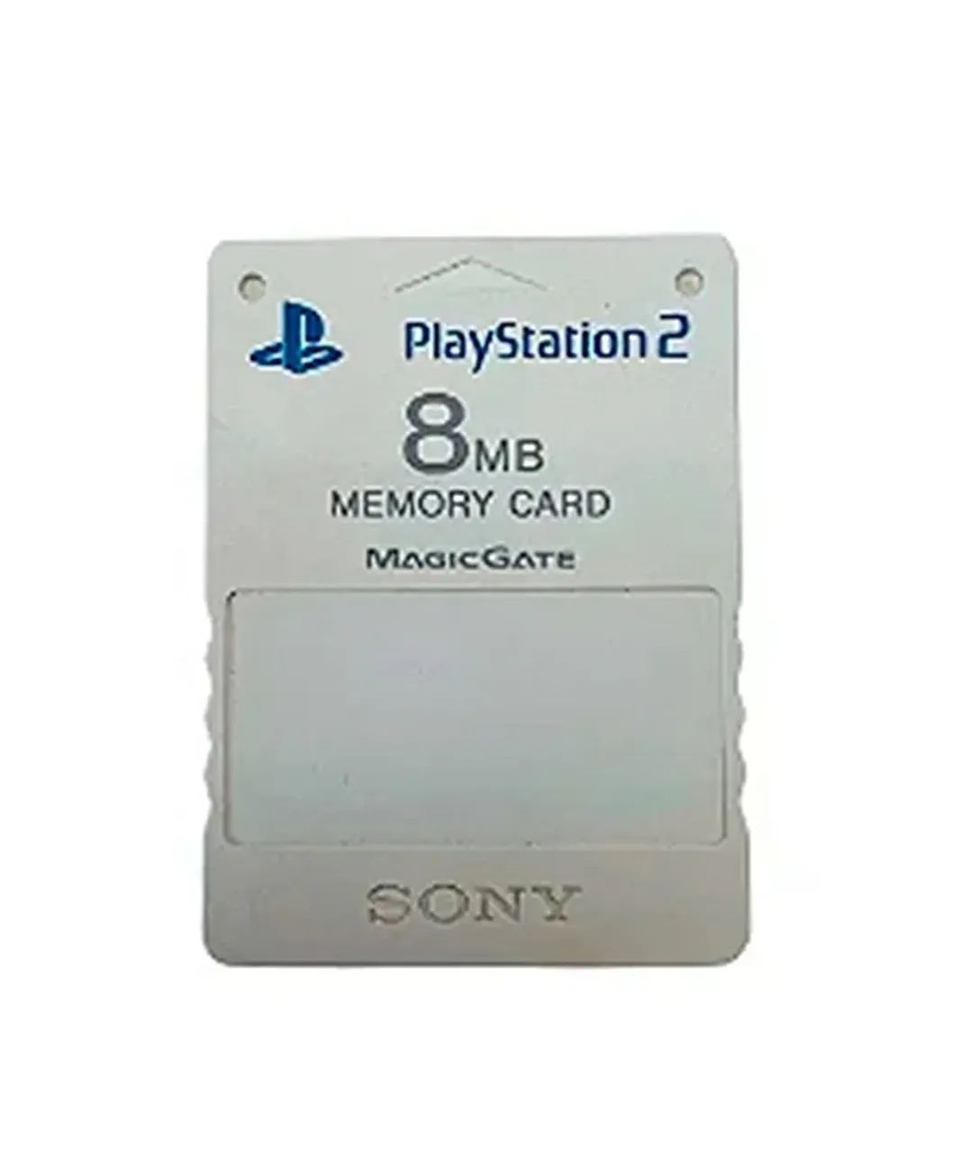 Memória card original ps2 cinza 