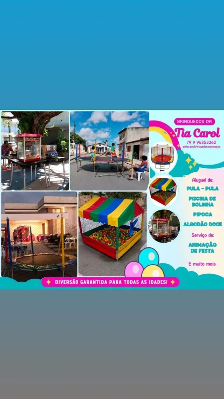 Aluga pula pula, piscina de bolinhas  pipoca algodão e animação de festas  - Foto 2