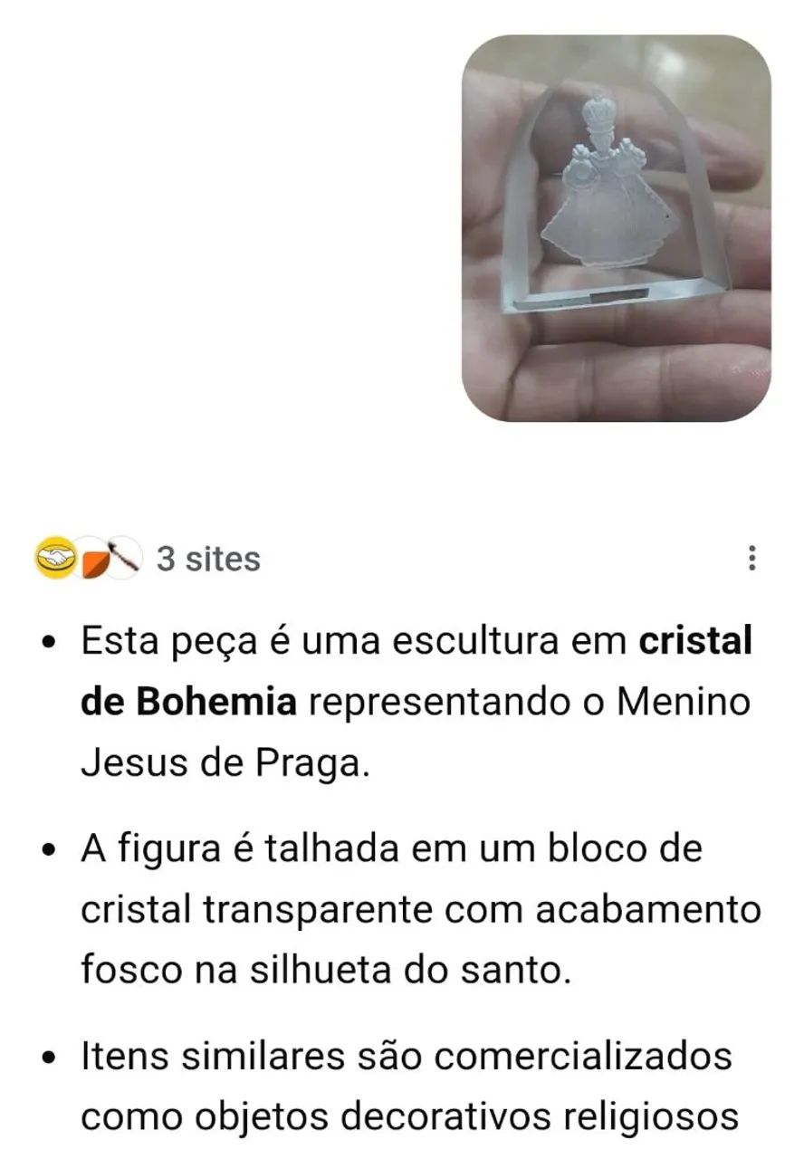 Peça rara de cristal boêmia  - Foto 5