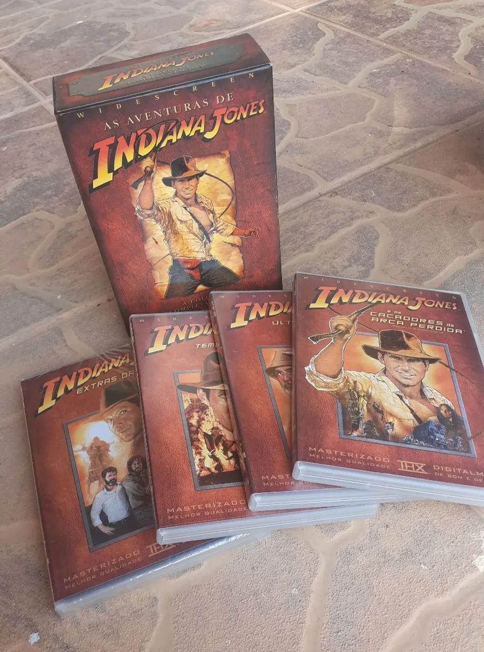BOX TRILOGIA ( INDIANA JONES ) + 1 EXTRA