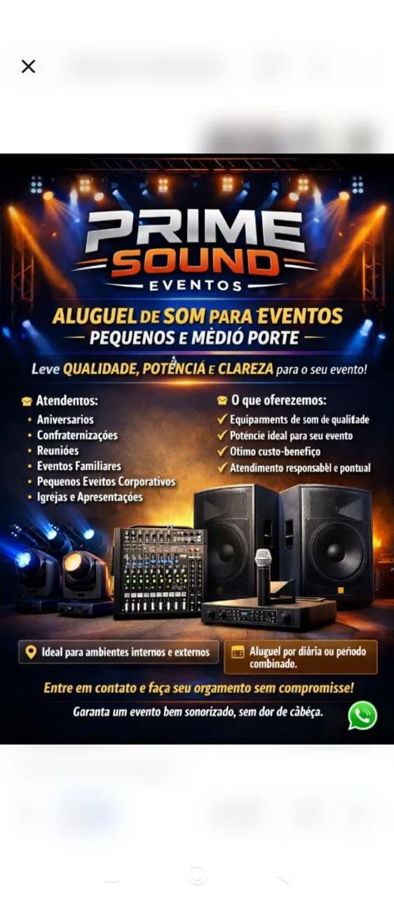 Aluguel de Som para Eventos