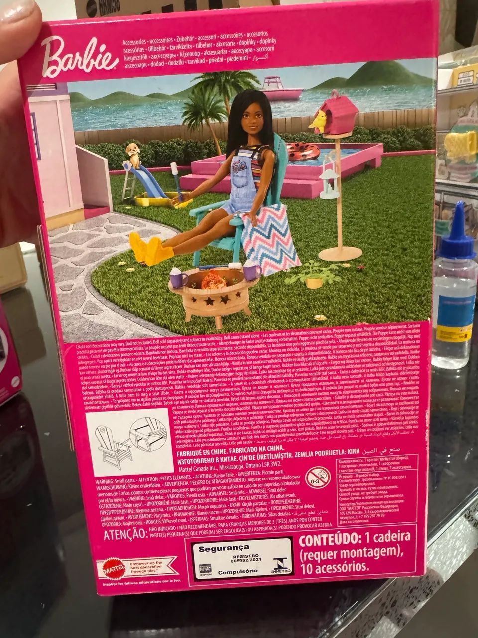 Kit casa da Barbie móvel para boneca  - Foto 2