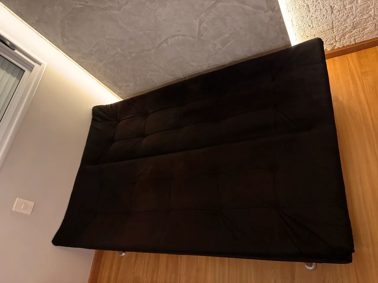 Sofá cama preto - Foto 5