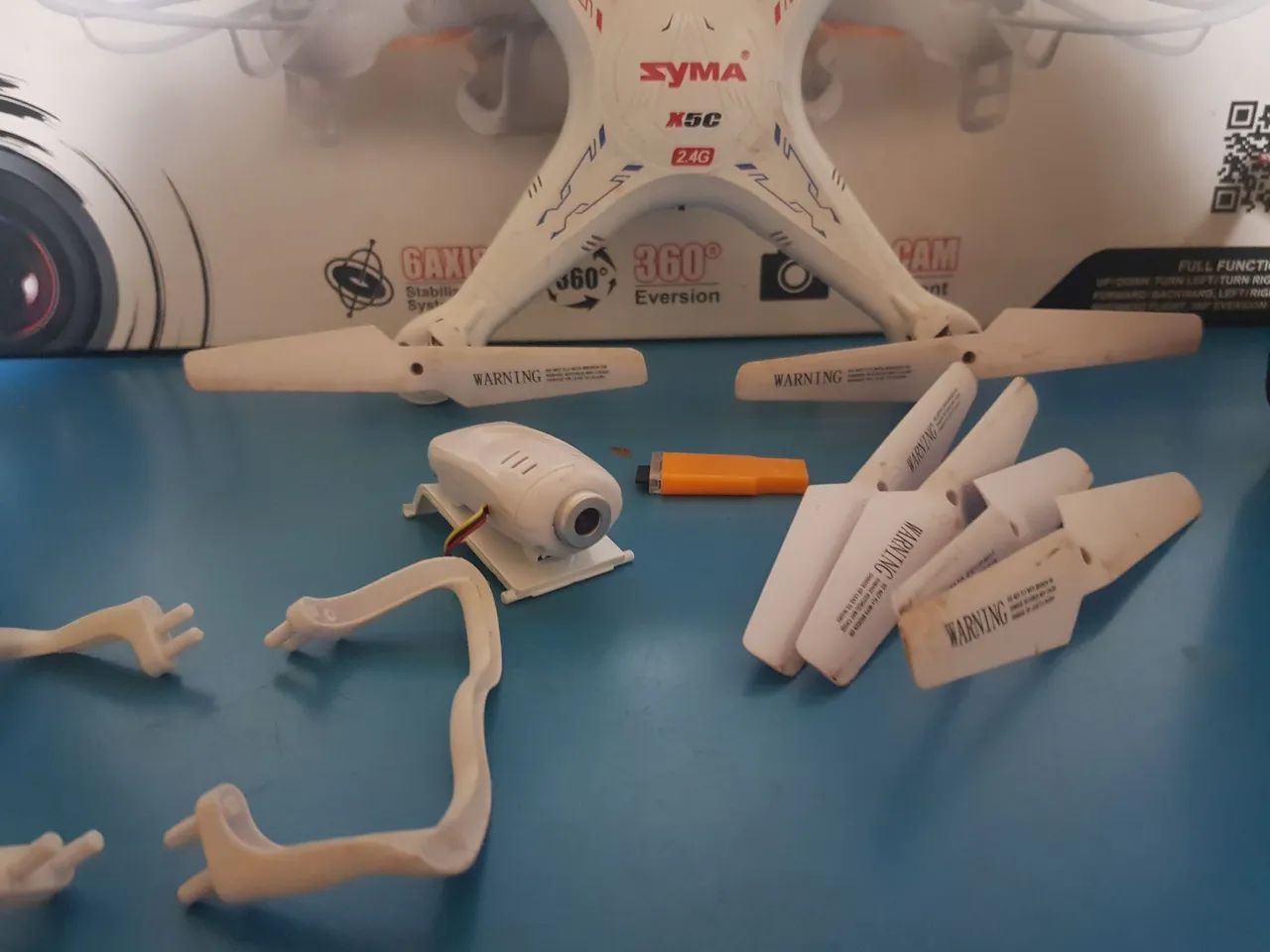 Drone SYMA X5C (leia a descrição!!!) PRA SAIR AGORA R$ : 300,00 - Foto 4