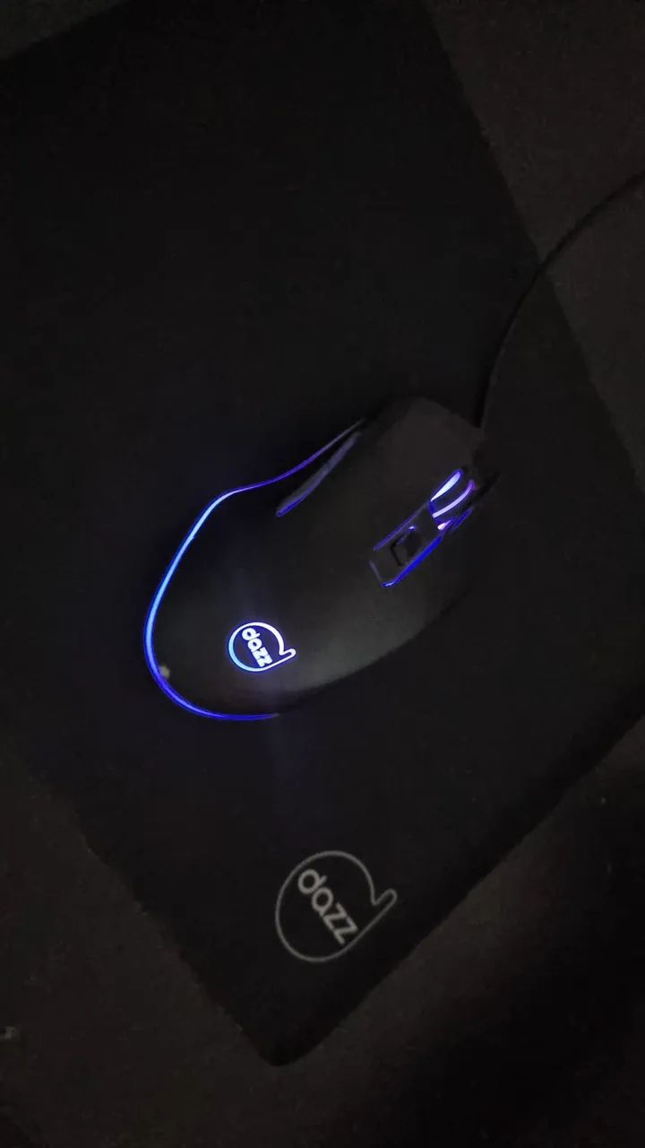Combo Mouse + Mousepad Gamer Dazz Death Fire - Foto 5