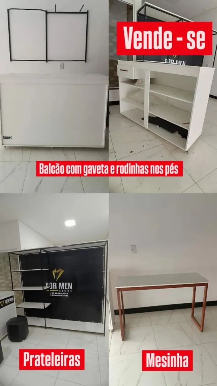 Móveis para comércio 