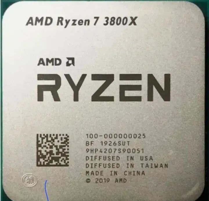Processador AMD Ryzen 3800X 3° Geração 