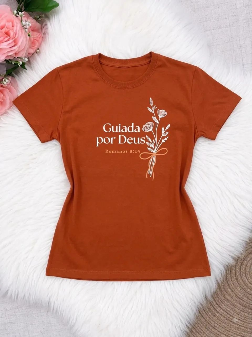 T-shirt algodão feminino 