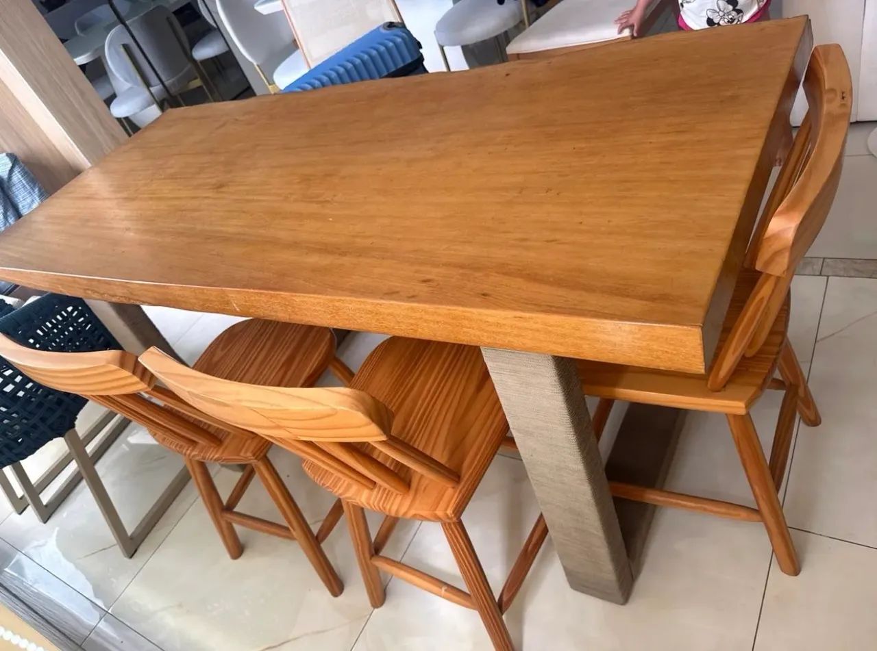 Conjunto de Cadeiras de Madeira - Tok Stok - Foto 2