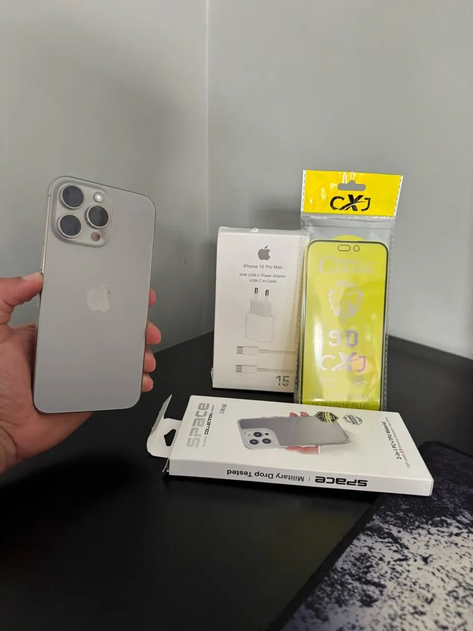iPhone 15 Pro Max 100% Bateria Impecável 