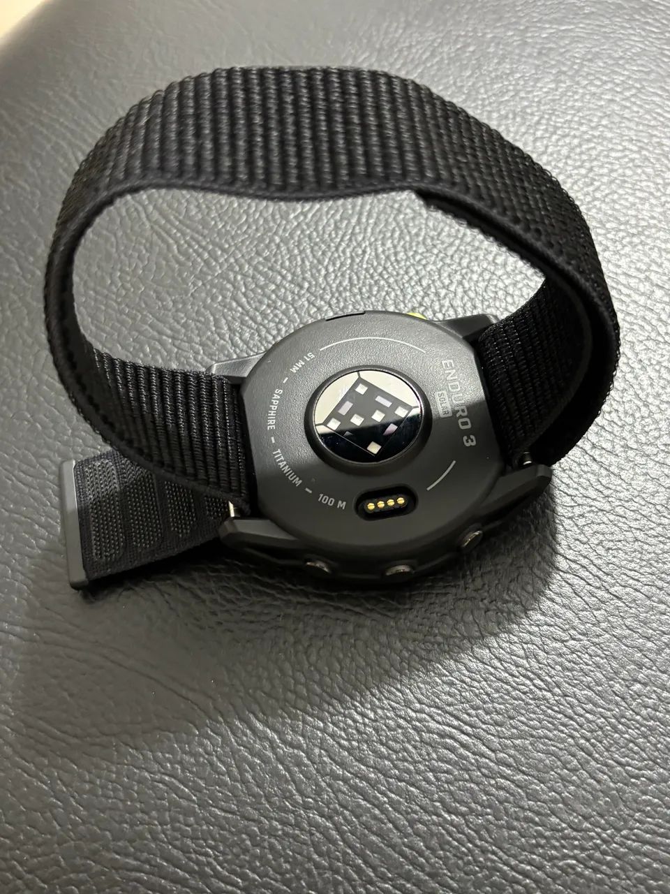 Relógio garmin enduro 3 de 51 mm com visor solar e pulseira de náilon preta - Foto 4