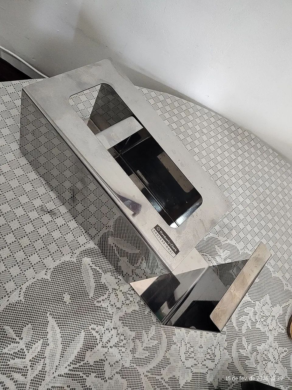 Suporte de lenços de papel em inox