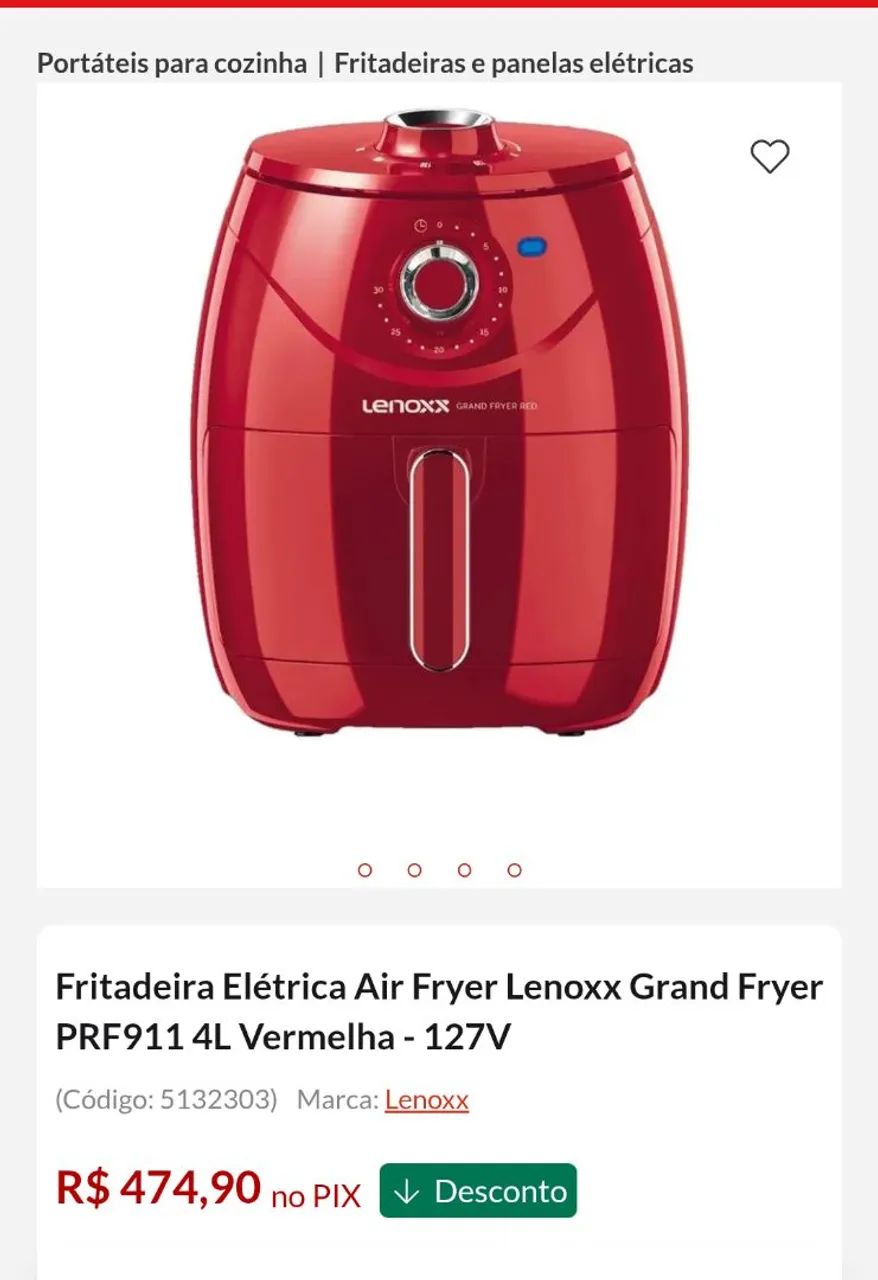 Airfryer Vermelha  - Foto 2