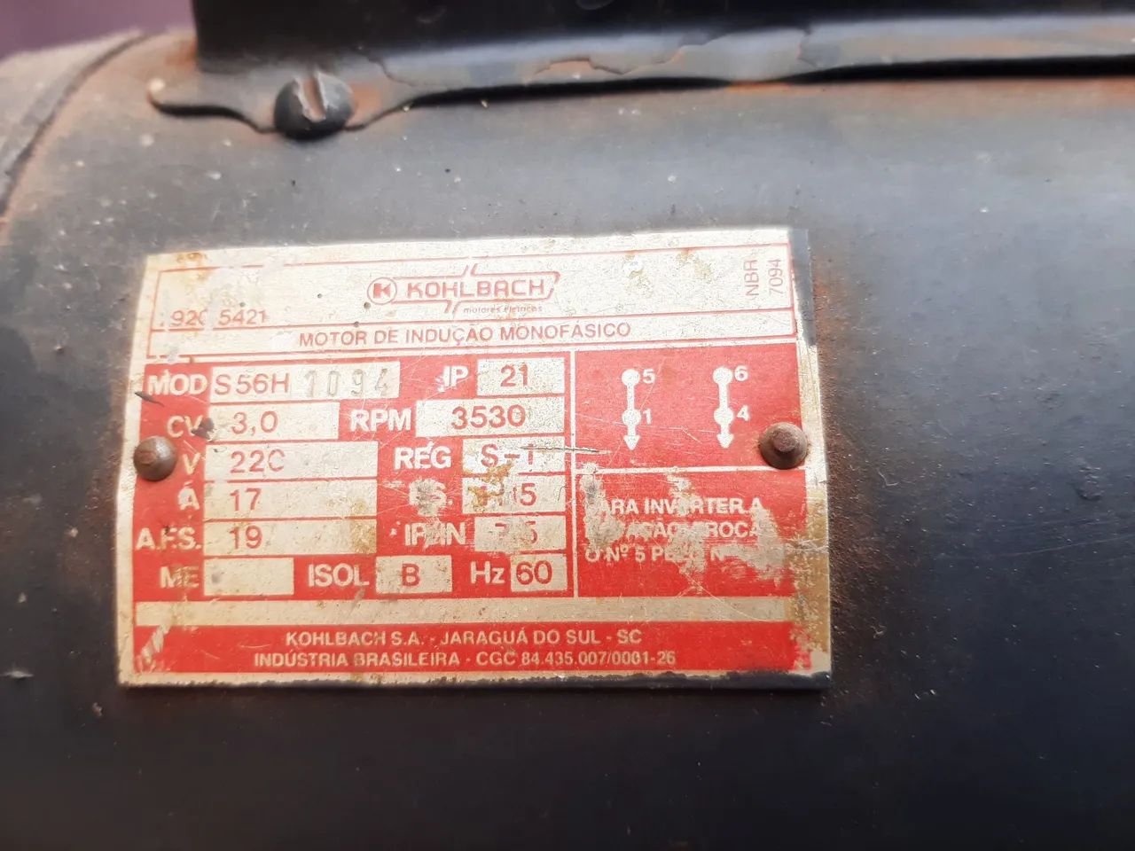 Motor de indução monofasico 3cv - Foto 3