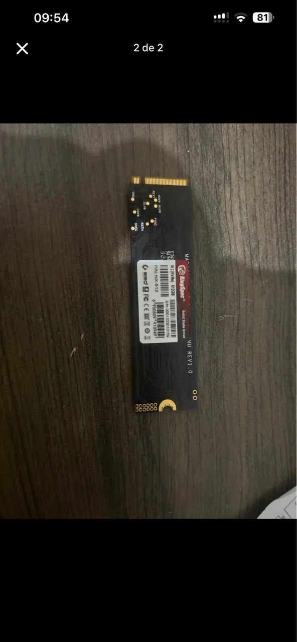 Ssd 512gb m2 nvme