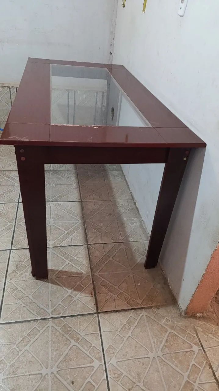 Mesa com vidro central grande  - Foto 3