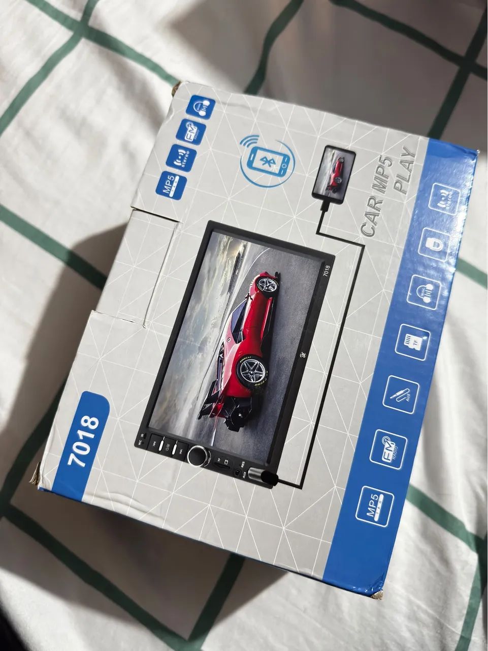 Central Multimídia MP5 7018 Tela 7 Polegadas Bluetooth - Foto 3