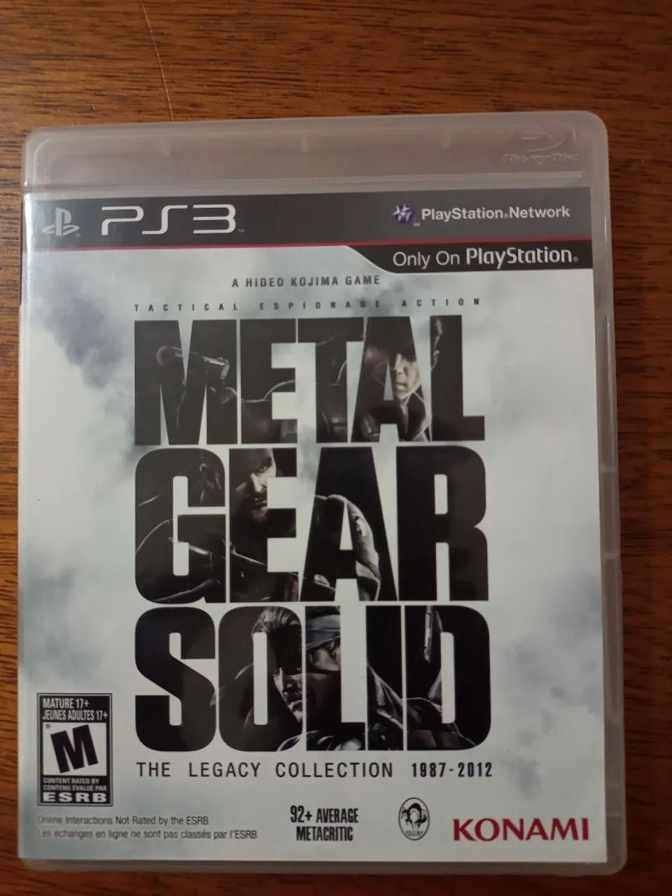 Metal Gear solid Legacy Collection ps3
