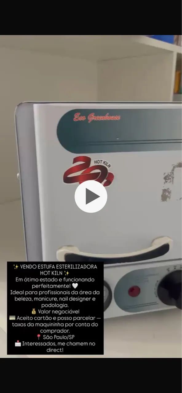 Estufa Esterilizadora Hot Kiln - Ótimo Estado