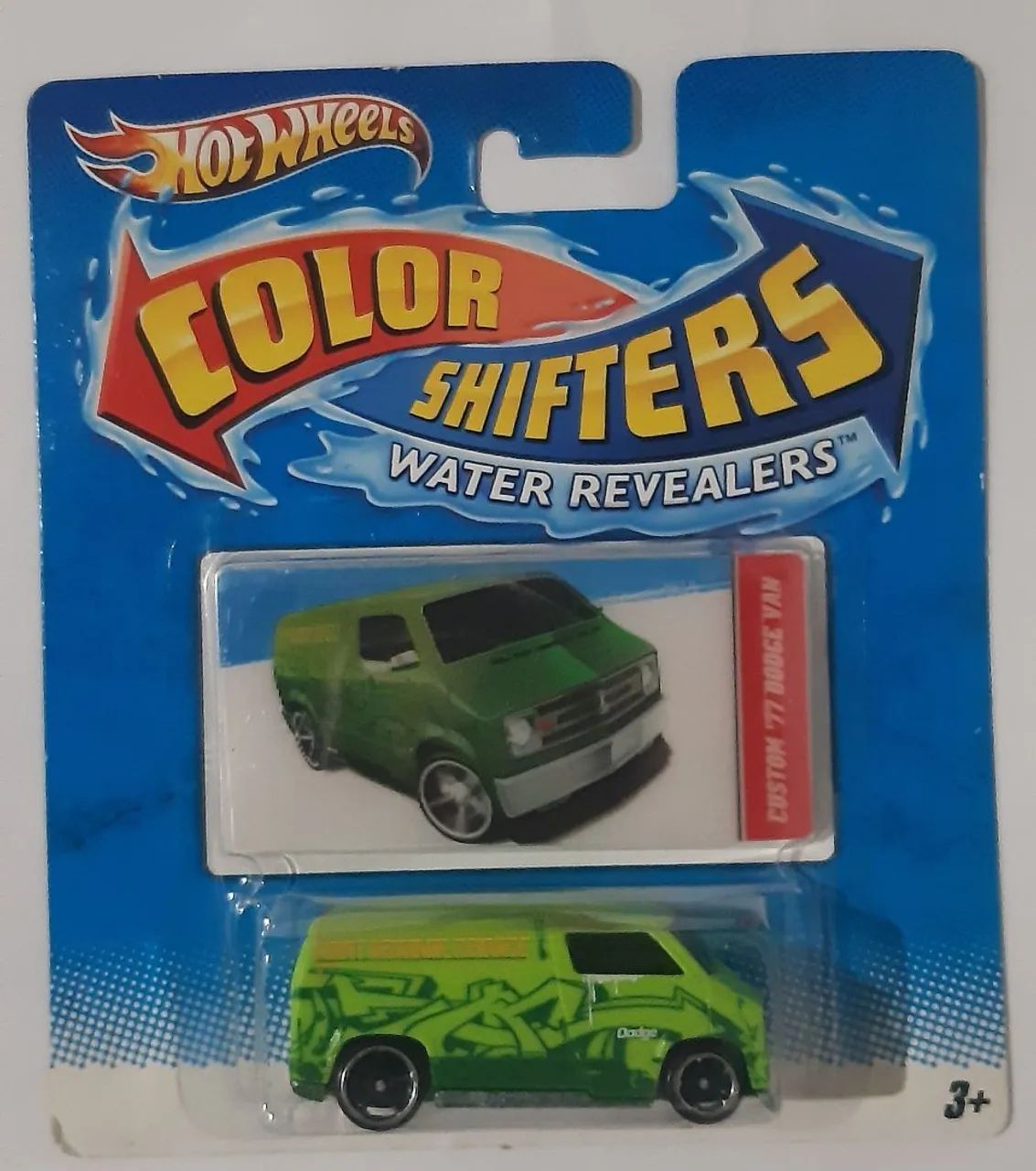 Hot wheels custom 77 dodge van color shifters
