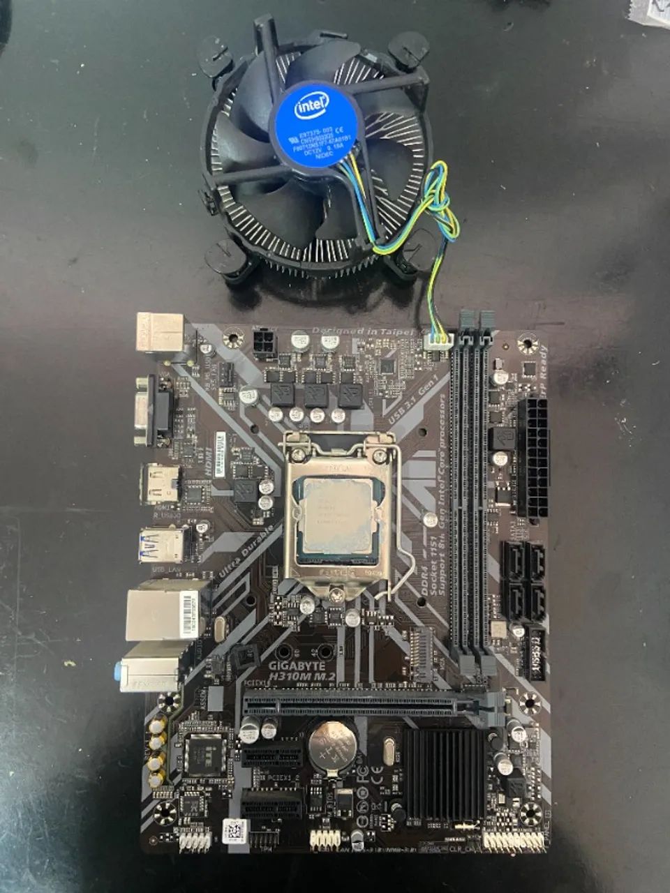 KIT PLACA H310 + PROCESSADOR CORE I5 8400