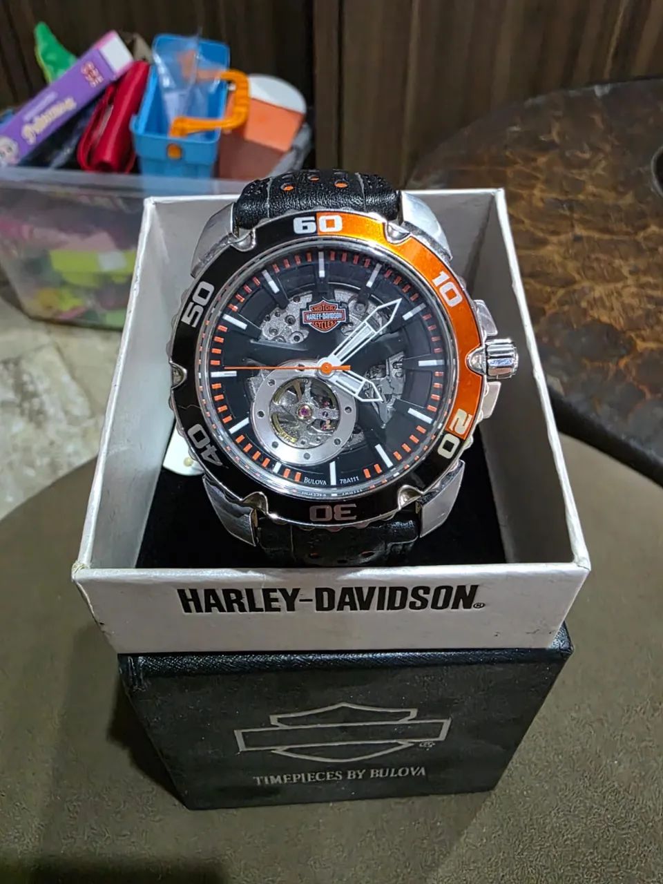 RELÓGIO BULOVA HARLEY-DAVIDSON AUTOMÁTICO ? ORIGINAL - Foto 2