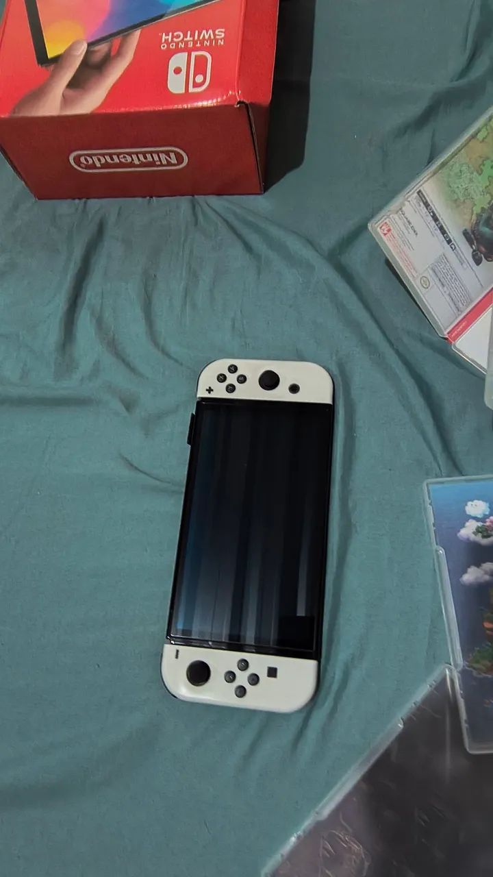 Nintendo switch OLED com 6 jogos  - Foto 3