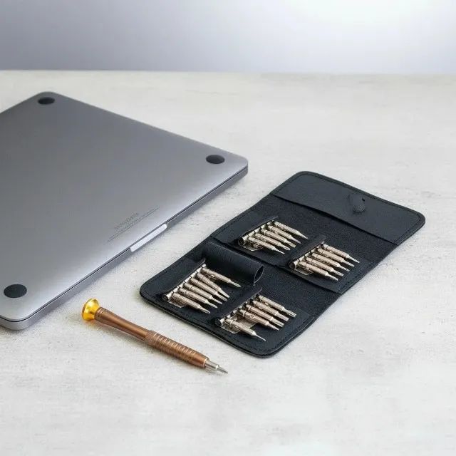 Kit Chave Precisão Com Capa Para Abrir Iphone Macbook iMac 24x1 Aço - Foto 3