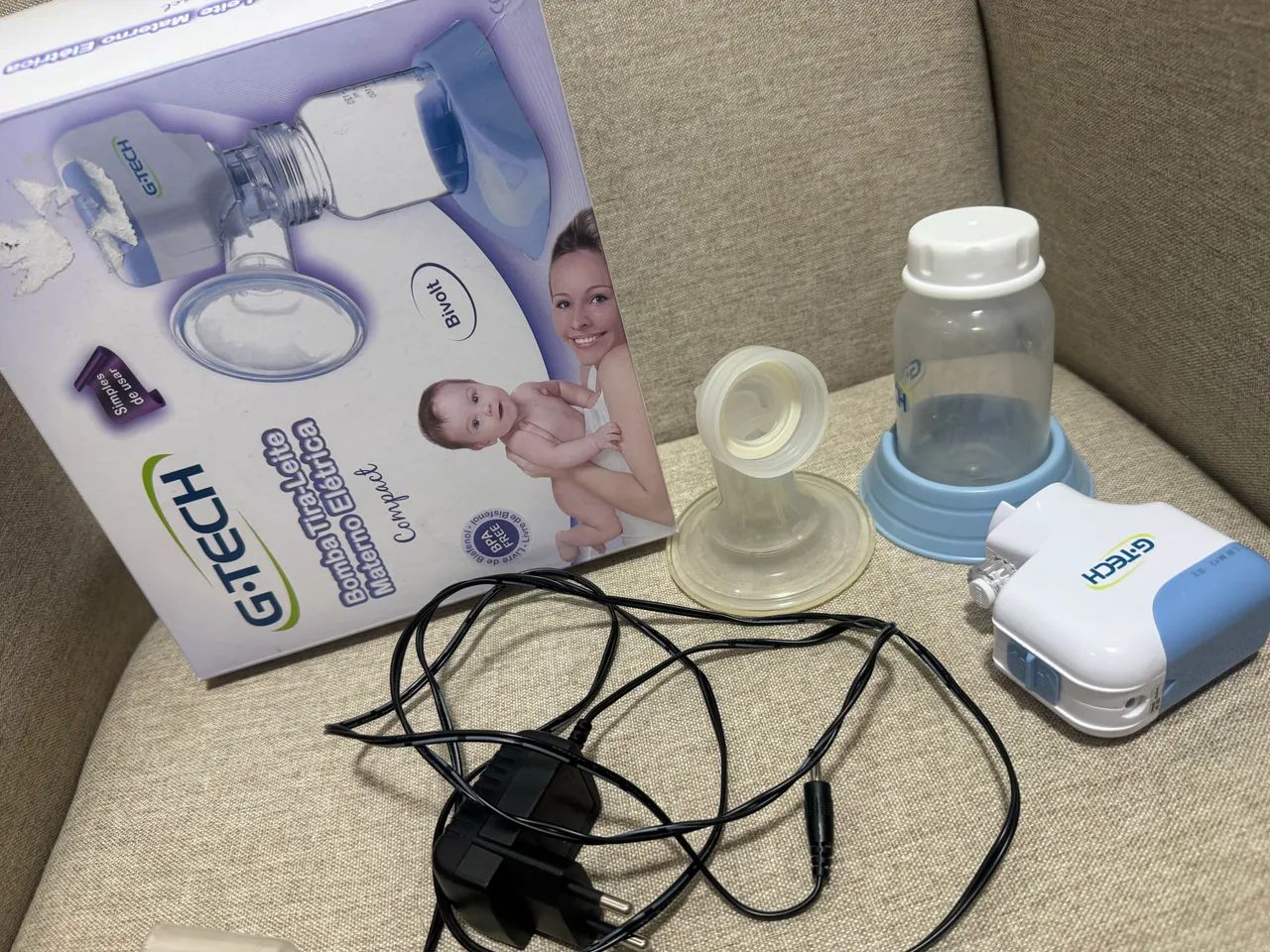 Bomba Tirar Leite Materno Elétrica G-Tech Compact - Foto 4