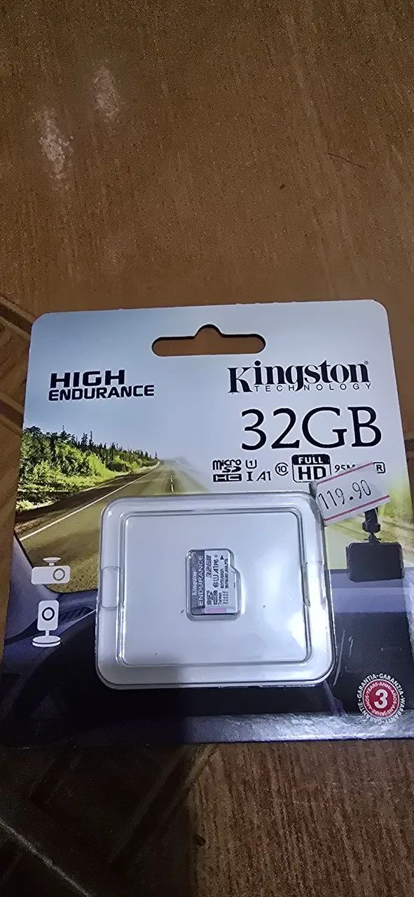 Cartão de memória Kingston 32gb high endurance