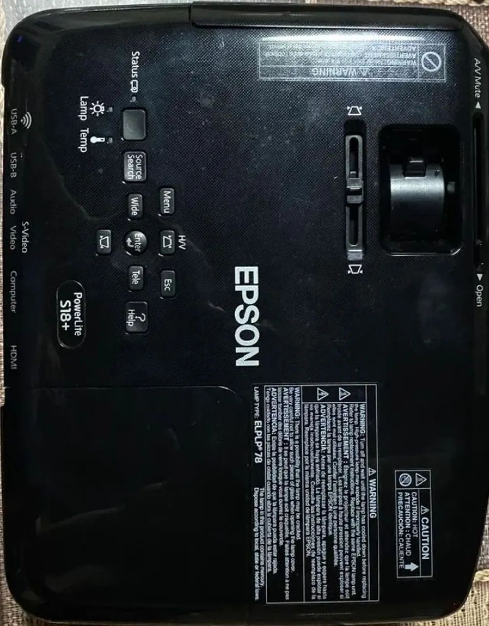 Projetor epson s18+  - Foto 2