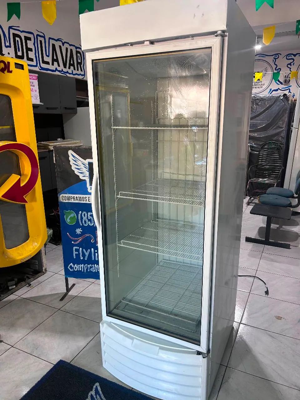 FREEZER EXPOSITOR CERVEJEIRO REFRIGERADOR DUPLA FUNÇÃO 500 LITROS  - Foto 5