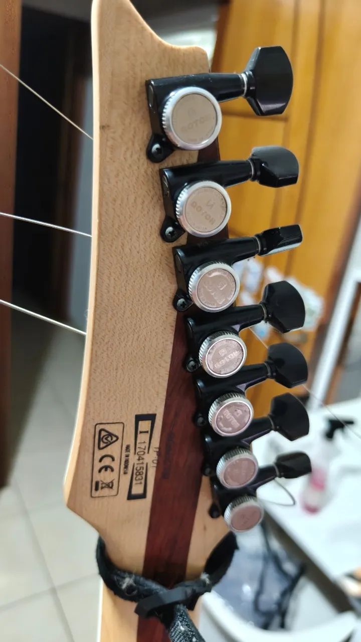 Ibanez RGAIX7FM Iron Label - 7 Cordas - DiMarzio - Gotoh - Foto 3