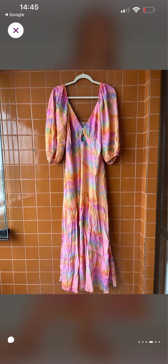 Vestido farm arco íris  - Foto 4
