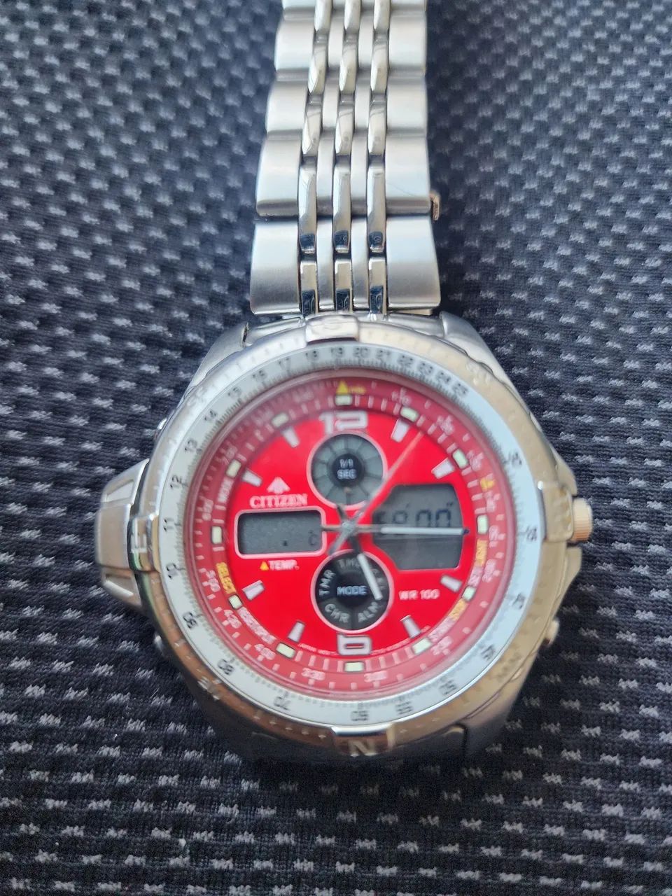 Relógio Citizen Promaster Red C710 temperatura - Acessórios