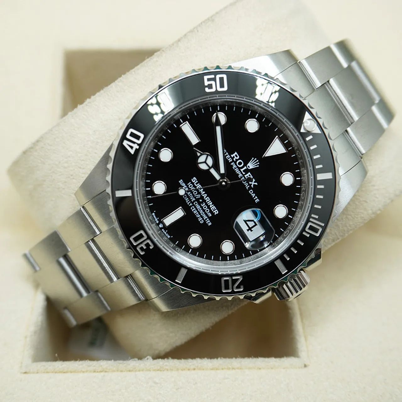 Relógio Rolex submariner preto novo automático 