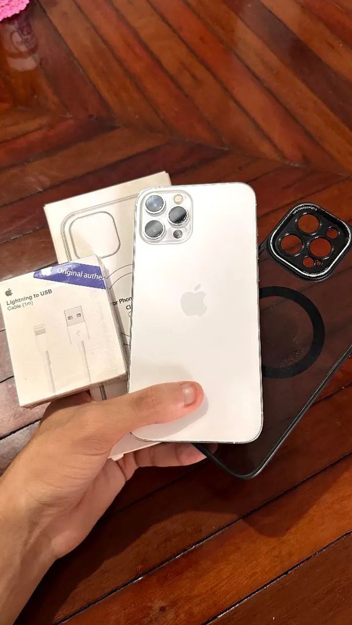IPHONE 12 PRO MAX 128GB - BRANCO - Foto 5