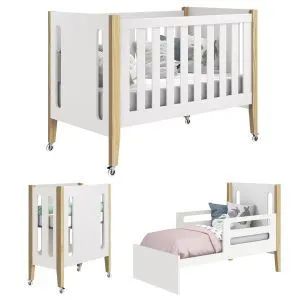 Berço 3 em 1 (mini berço, berço e cama) - Foto 5