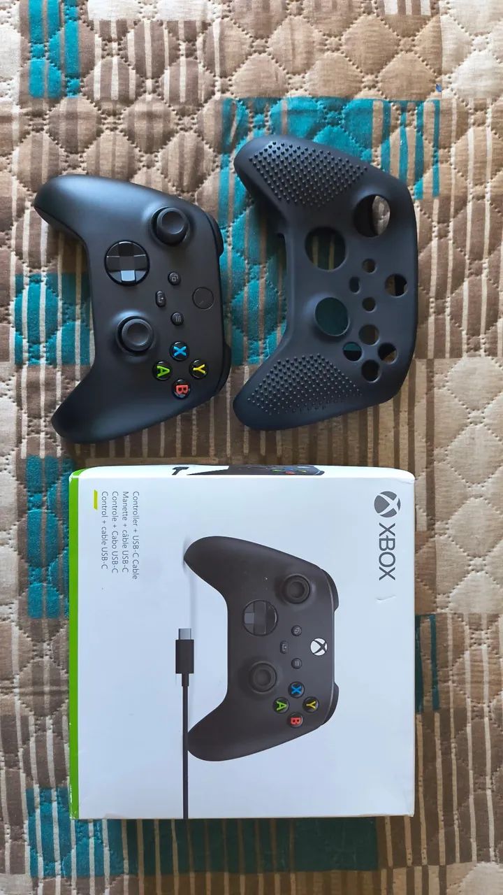 Controle Sem Fio Xbox + Cabo USB - Foto 2