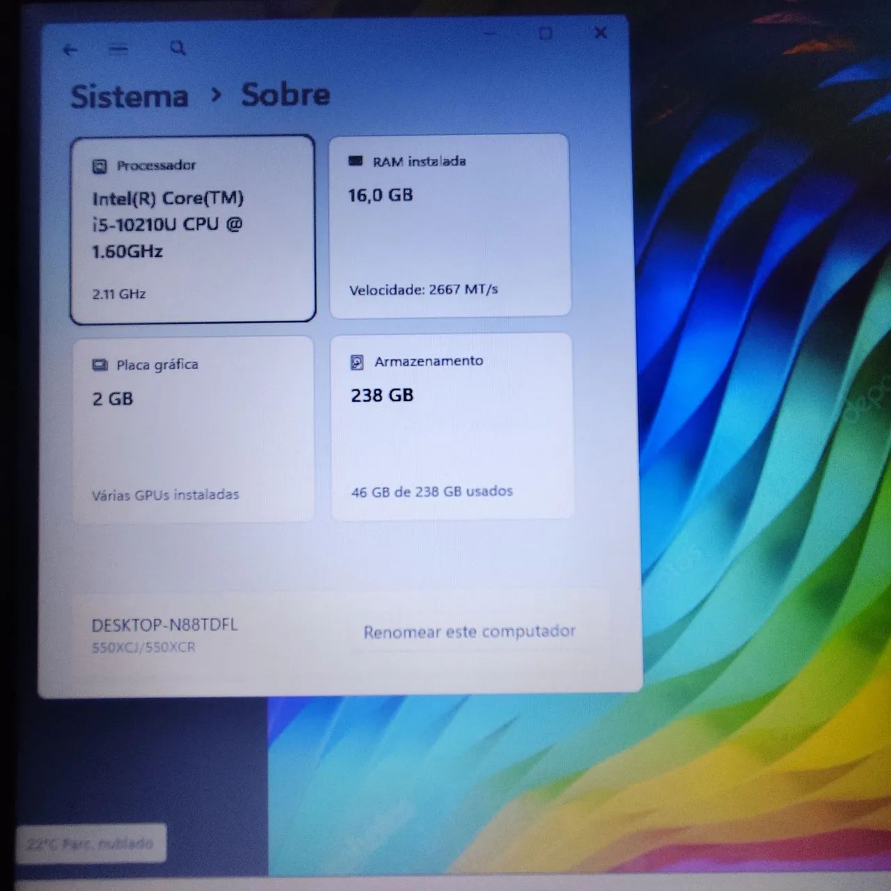Notebook Samsung - Intel Core i5 de 10a Geração - NVIDIA GeFORCE - SSD - Foto 5