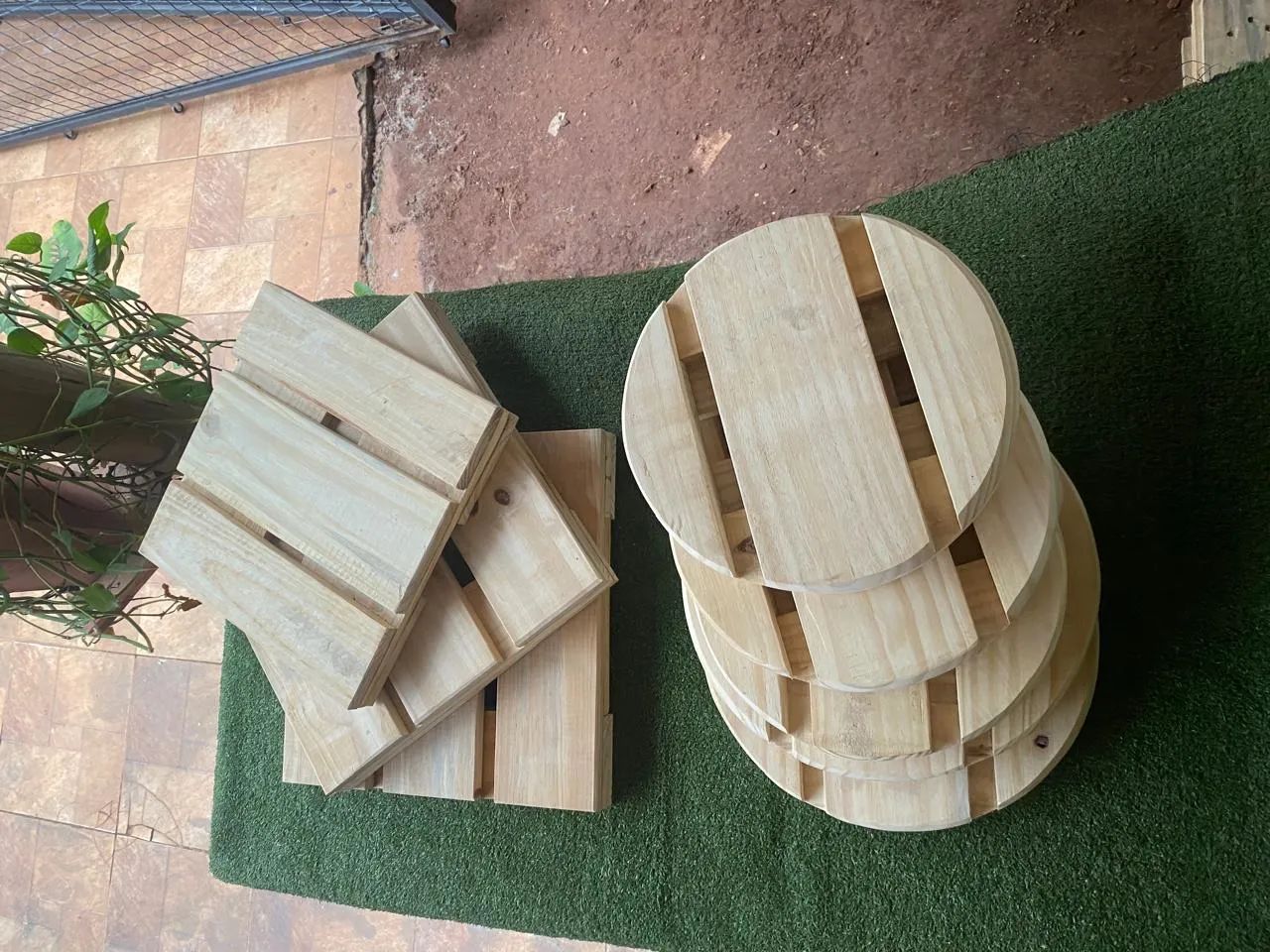Suporte vaso e planta 