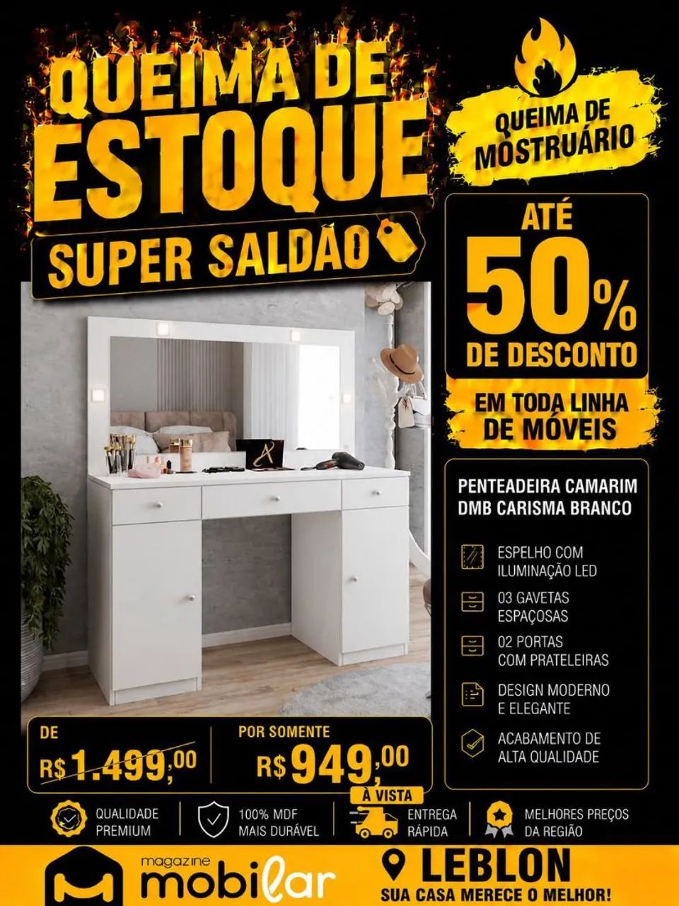 Móveis na promoção queima de estoque mobilar ? - Foto 5