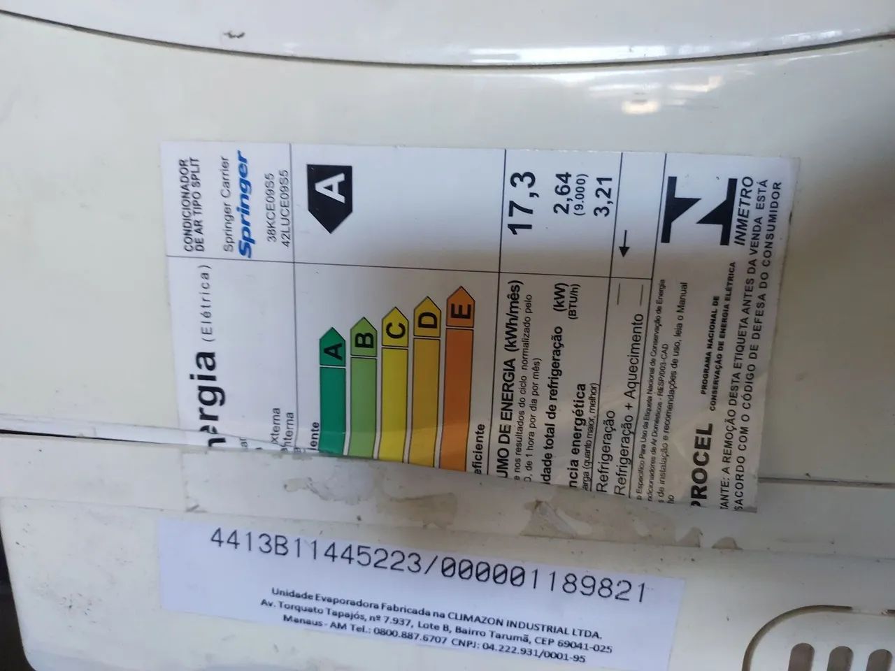 Ar condicionado springer 9000btu - Foto 3