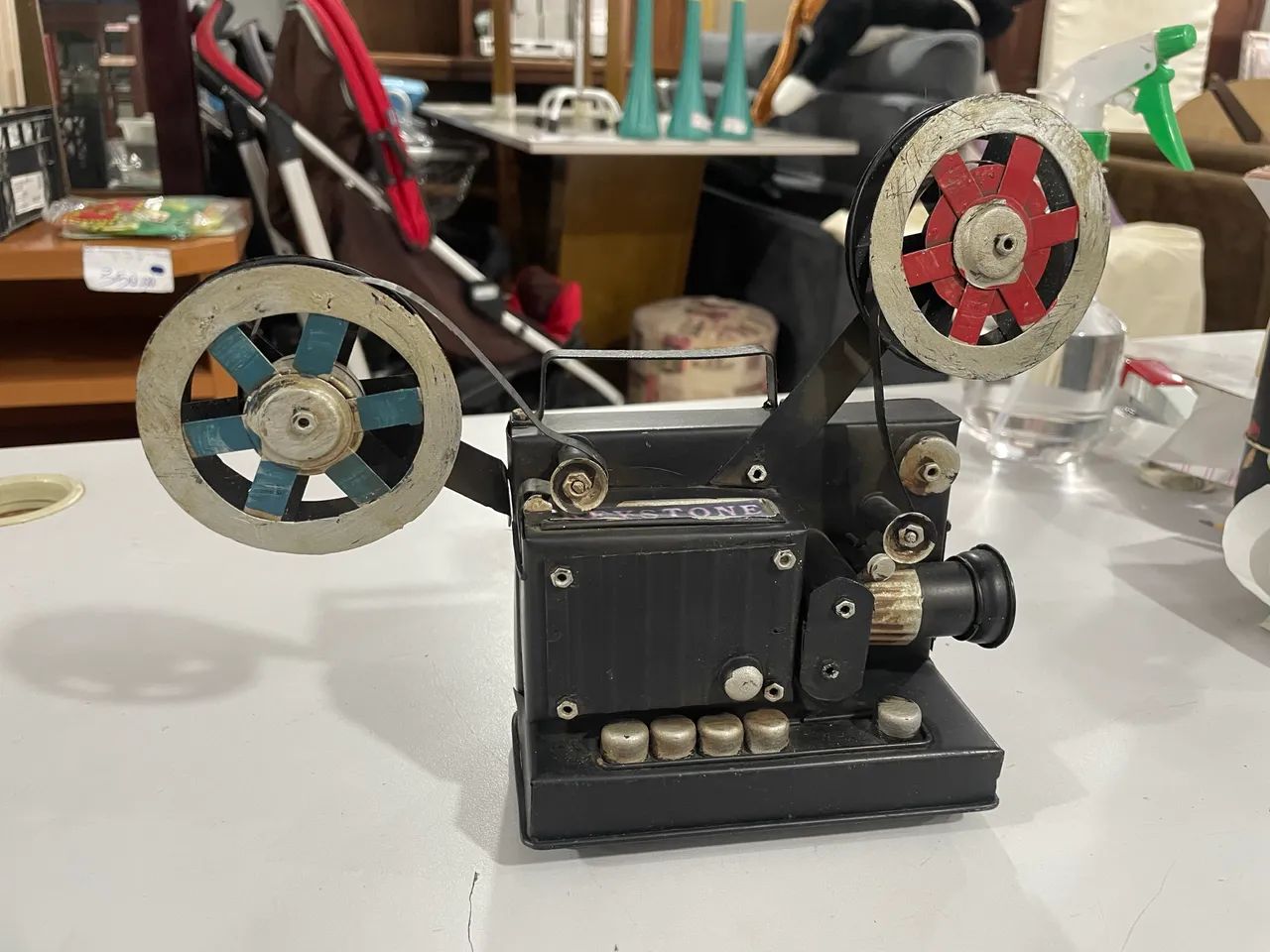 Decoração Vintage Cinéfilo Projetor Keystone - Foto 2