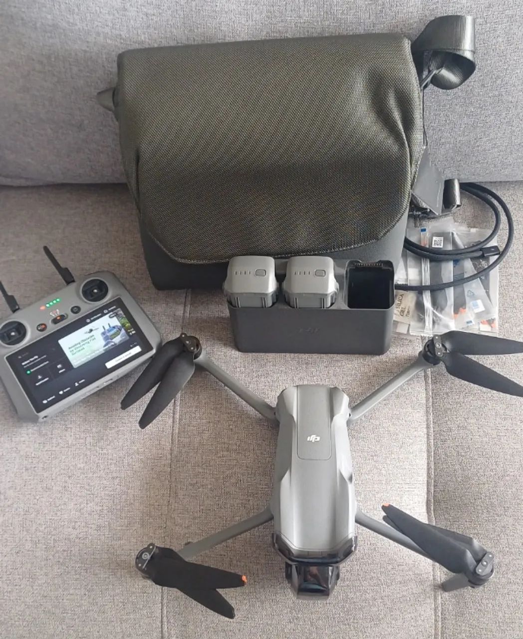 Drone Dji Air 3 Fly More Combo Perfeito Troco - Foto 4